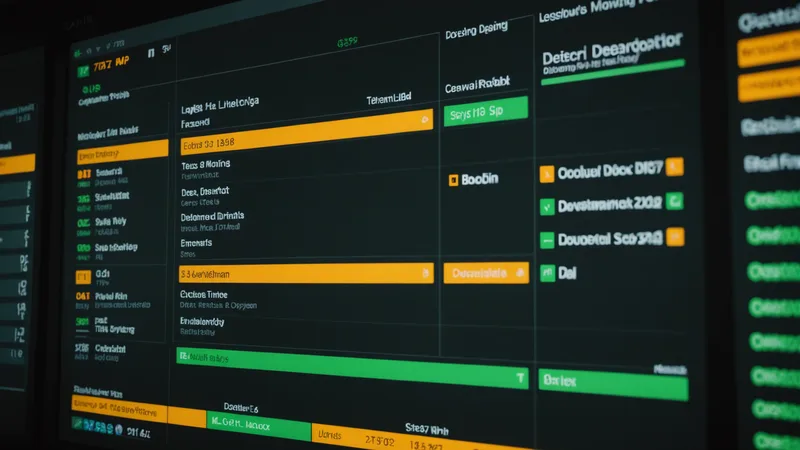 Fleet dispatch screen showing delivery time windows and route planning interface